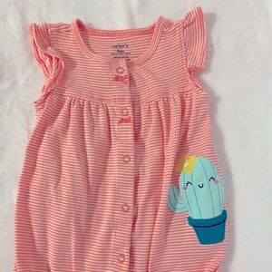 Carter one piece button up 6 mon